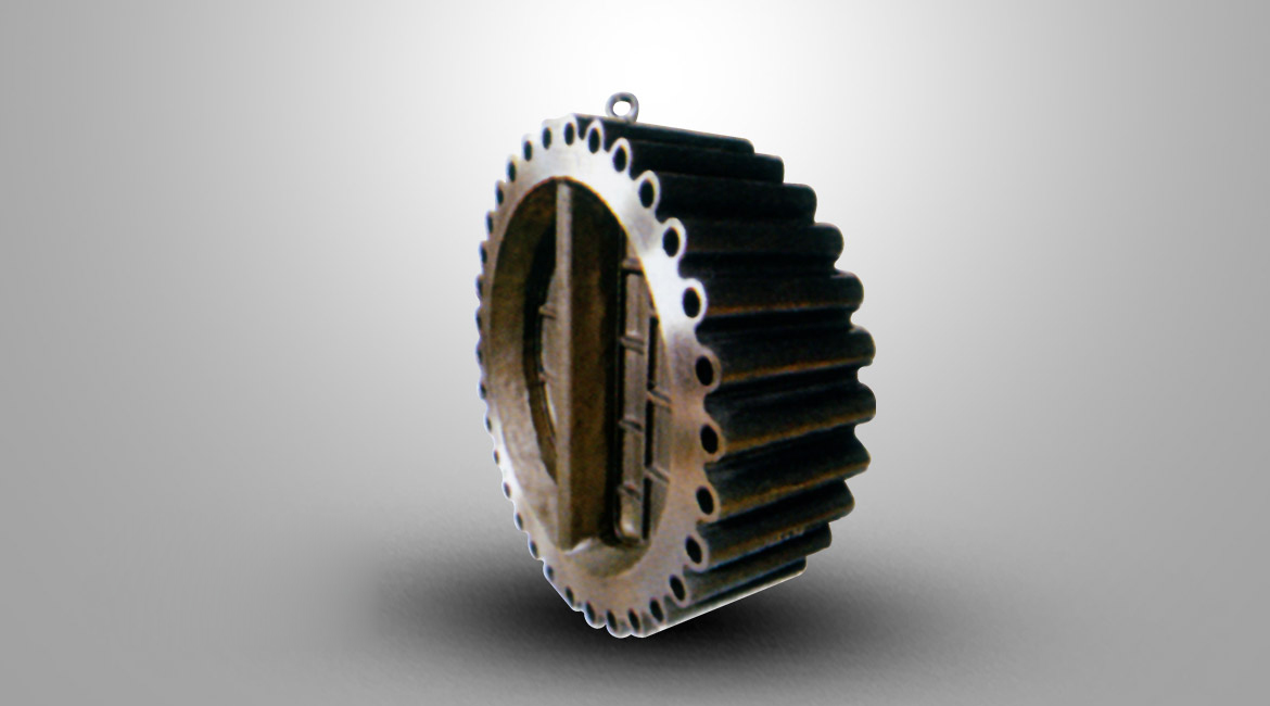 凸耳對夾雙瓣止回閥