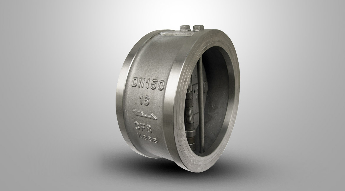 對夾連接雙瓣旋啟式止回閥