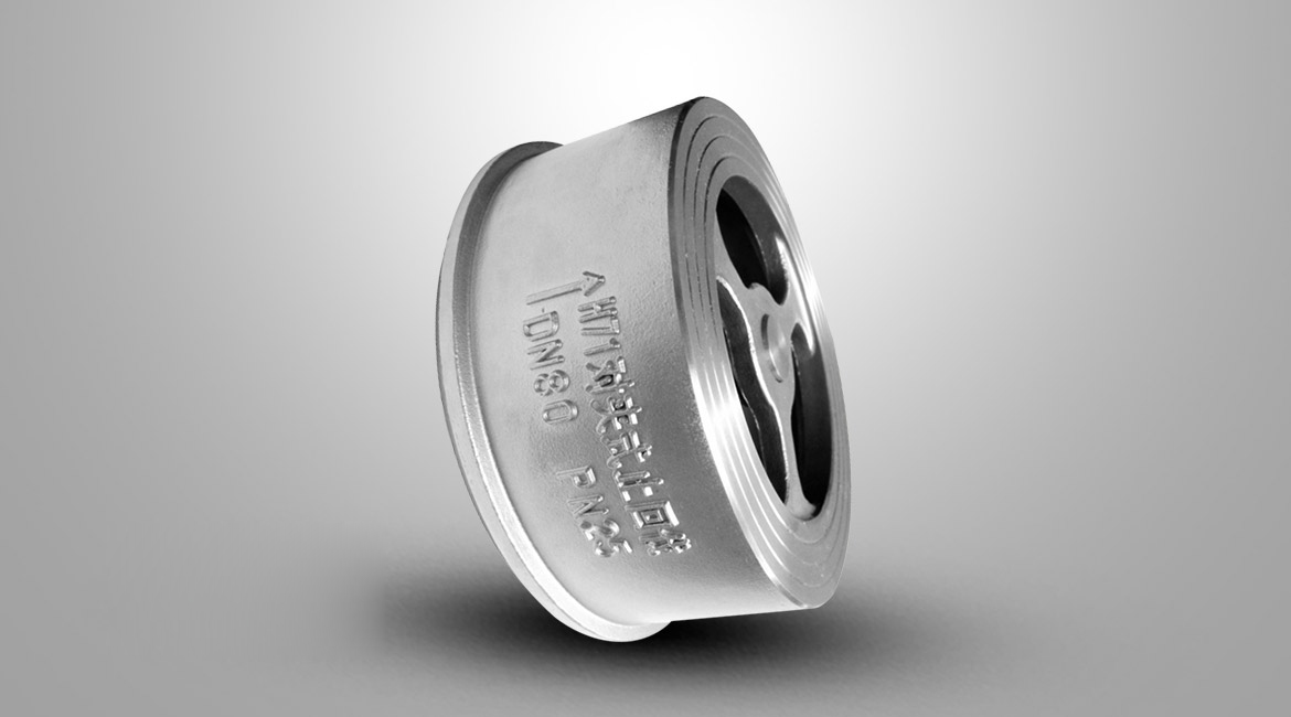 對夾連接升降式止回閥