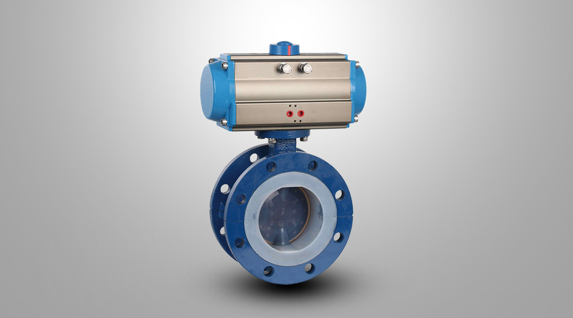 氣動(dòng)襯氟蝶閥