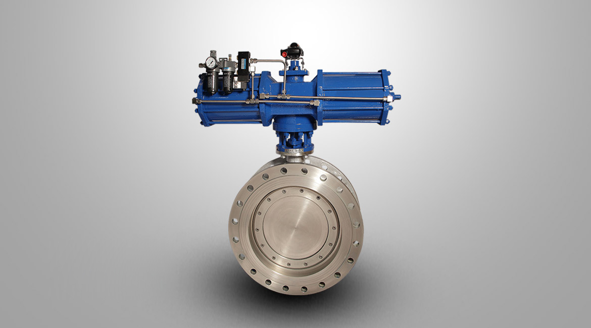 氣動(dòng)三偏心硬密封蝶閥