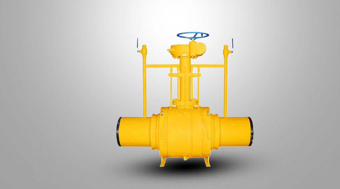 埋地式帶袖管雙放散焊接球閥