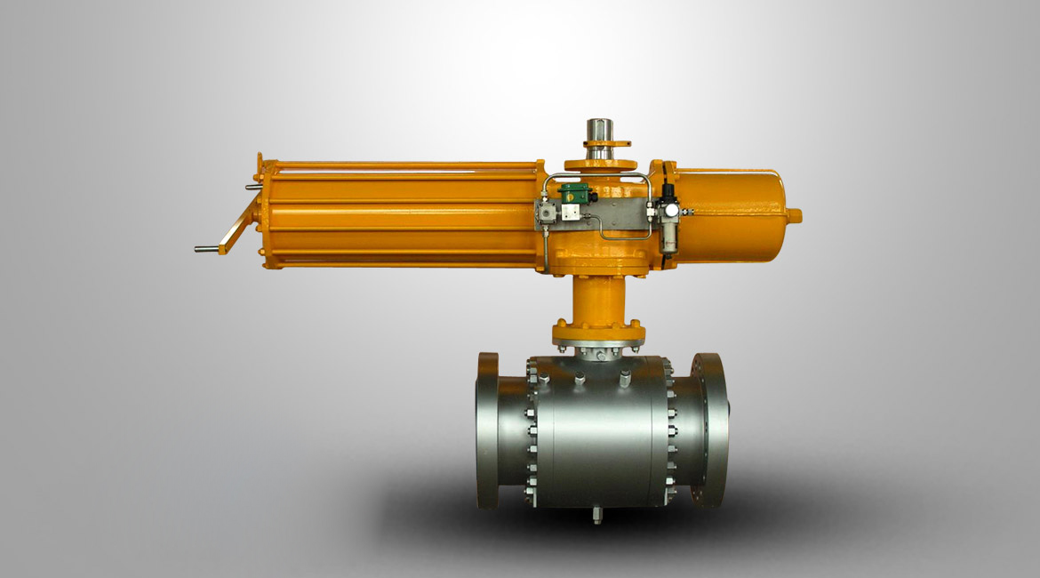 氣動(dòng)固定鍛鋼球閥