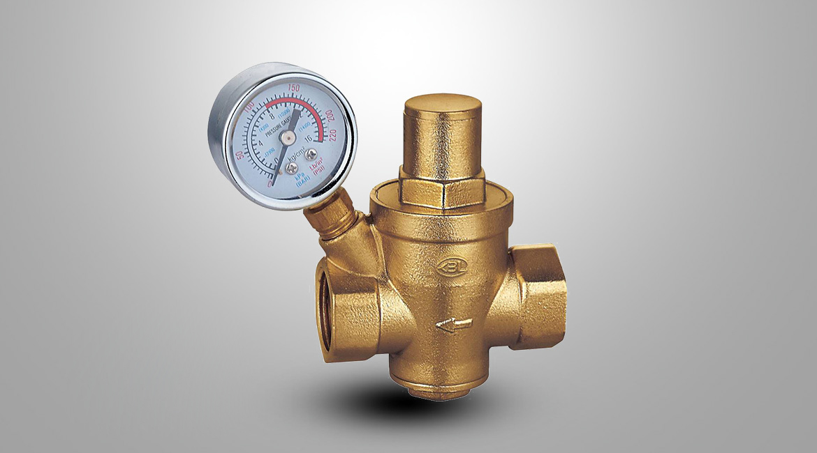 黃銅帶表消聲減壓閥